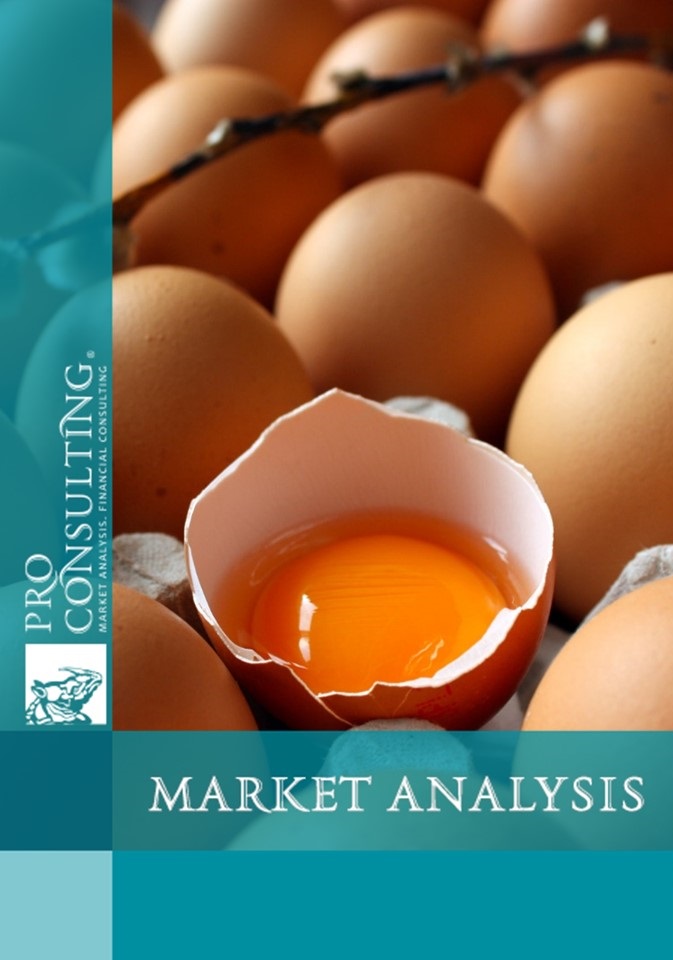 Market research report on eggs and egg products of Ukraine. 1st half of 2013